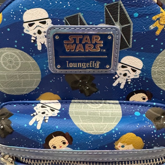 Loungefly Star Wars Chibi Icons A New Hope Blue Iridescent - Picture 2 of 11